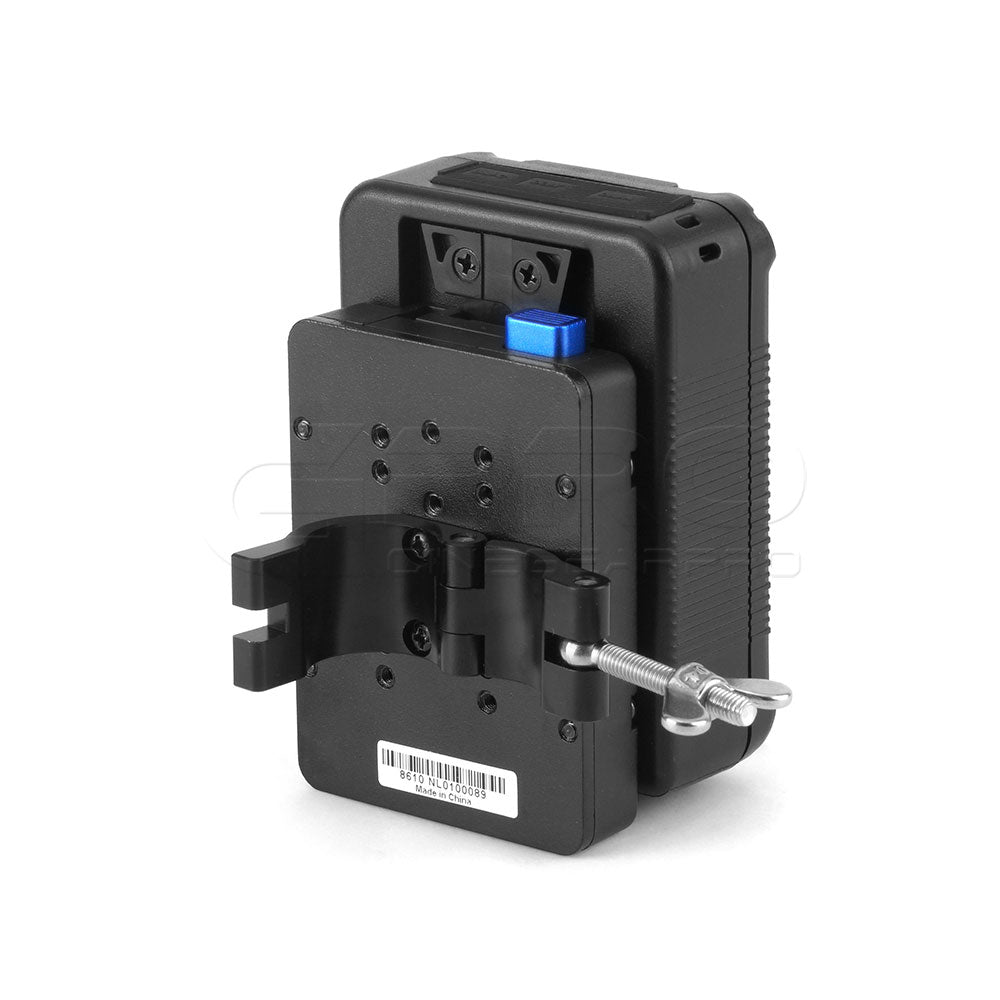 FXLION NANOL01 Nano V-Lock Plate with QR Rod Clamp Fit For 19-22mm Rod Battery Plate - CINEGEARPRO