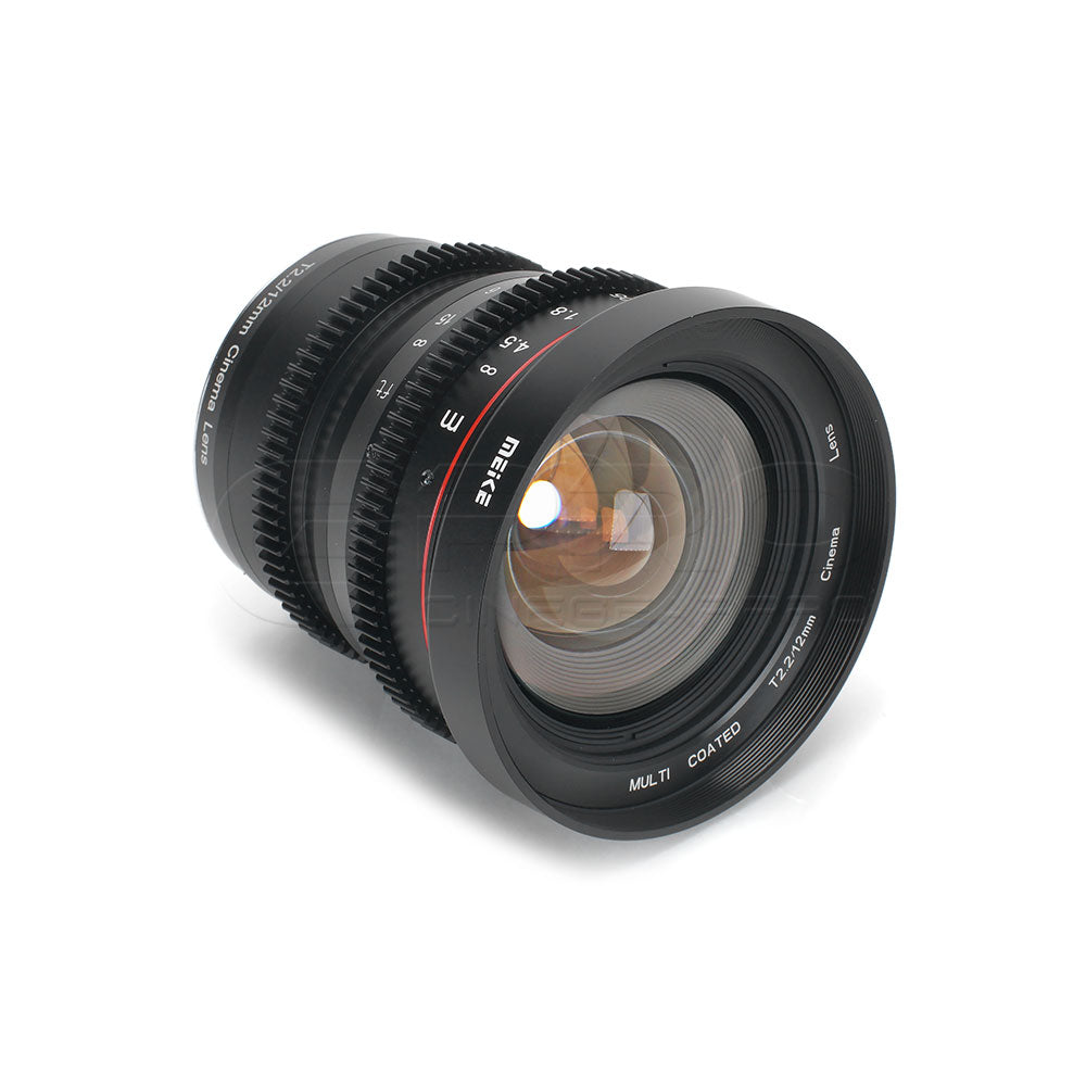 MEIKE 12mm T2.2 Manual Focus Cinema Prime Lens (MFT Mount) Lens - CINEGEARPRO
