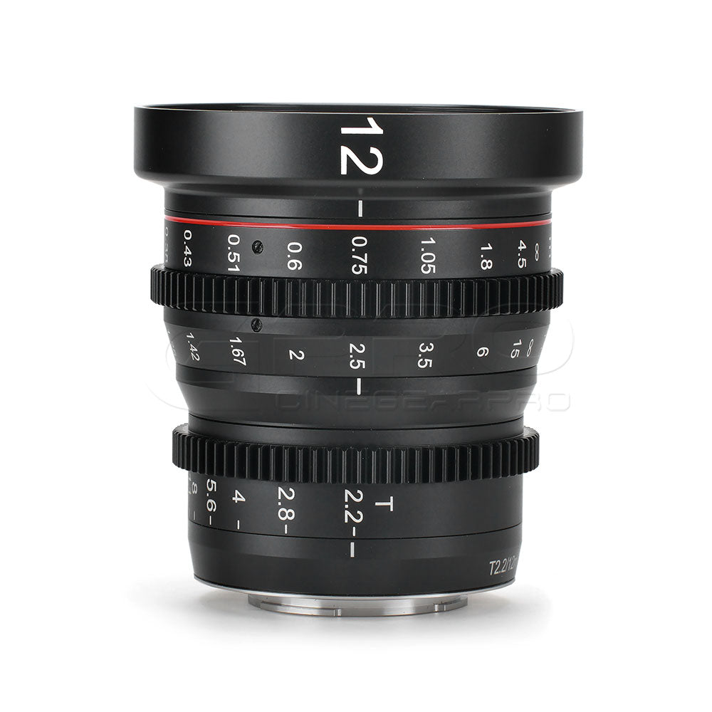 MEIKE 12mm T2.2 Manual Focus Cinema Prime Lens (MFT Mount) Lens - CINEGEARPRO