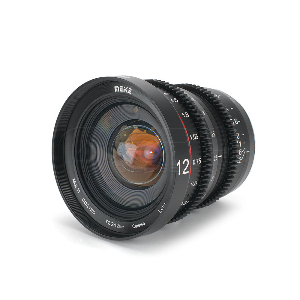 MEIKE 12mm T2.2 Manual Focus Cinema Prime Lens (MFT Mount) Lens - CINEGEARPRO