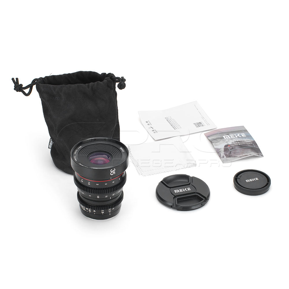 MEIKE 35mm T2.2 Manual Focus Cinema Prime Lens Lens - CINEGEARPRO