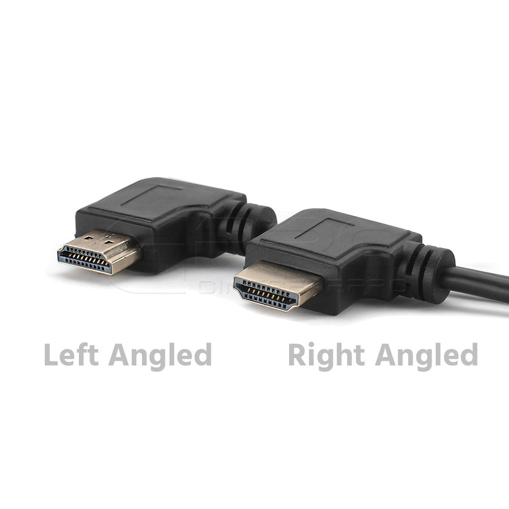 CGPro AM-AML-SC HDMI (A) to Right/Left Angle HDMI (A) Spring Curl Flexible Cable - CINEGEARPRO