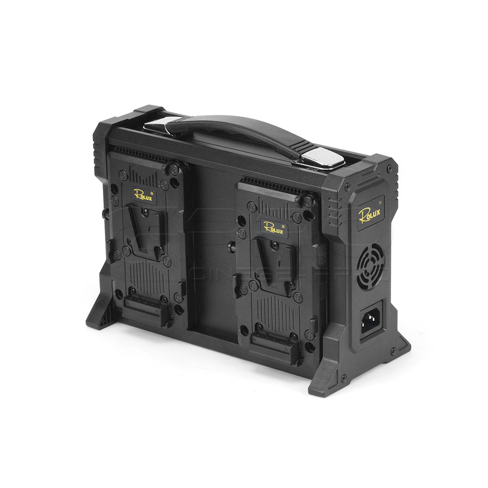 Rolux RL-4KS 4 channel V-Mount battery charger Charger - CINEGEARPRO