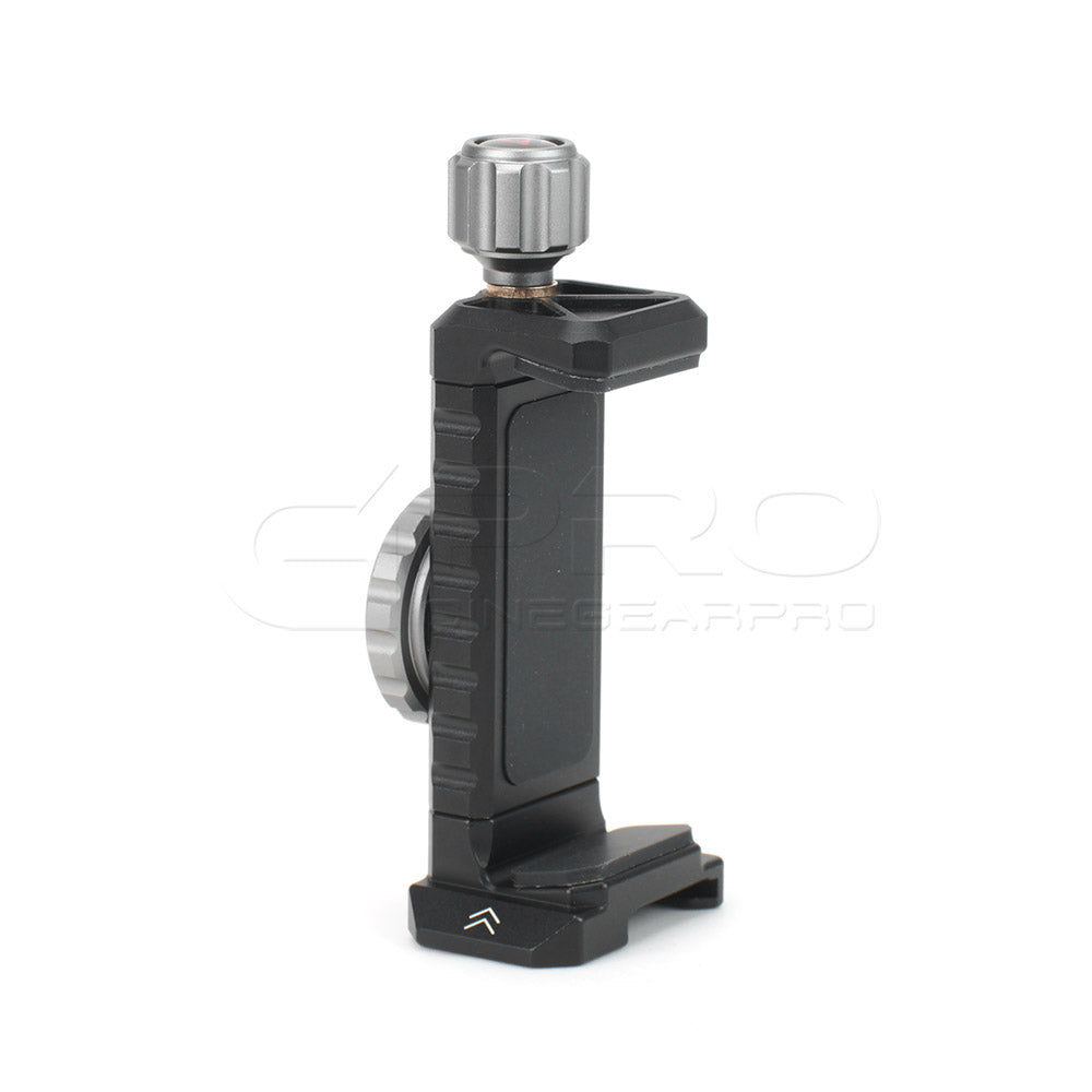 Vlogger Universal Adapter For Mobile phone and SSD With Built-in Cold Shoe Mount And 1/4 threaded holes Clamp - CINEGEARPRO