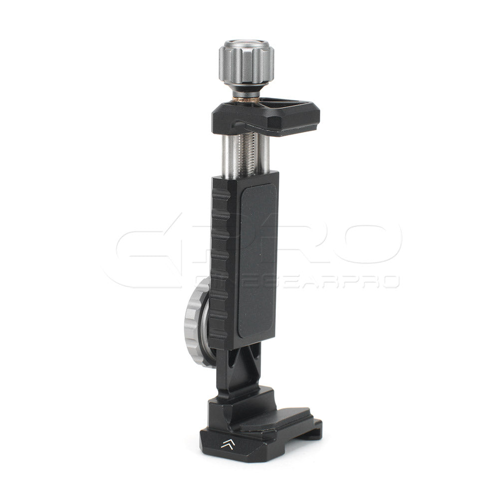 Vlogger Universal Adapter For Mobile phone and SSD With Built-in Cold Shoe Mount And 1/4 threaded holes Clamp - CINEGEARPRO
