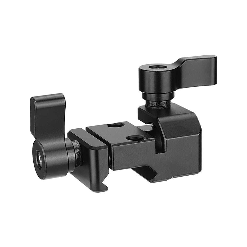 CGPro Quick Release NATO Rail Clamp With 15mm Single Rod Holder