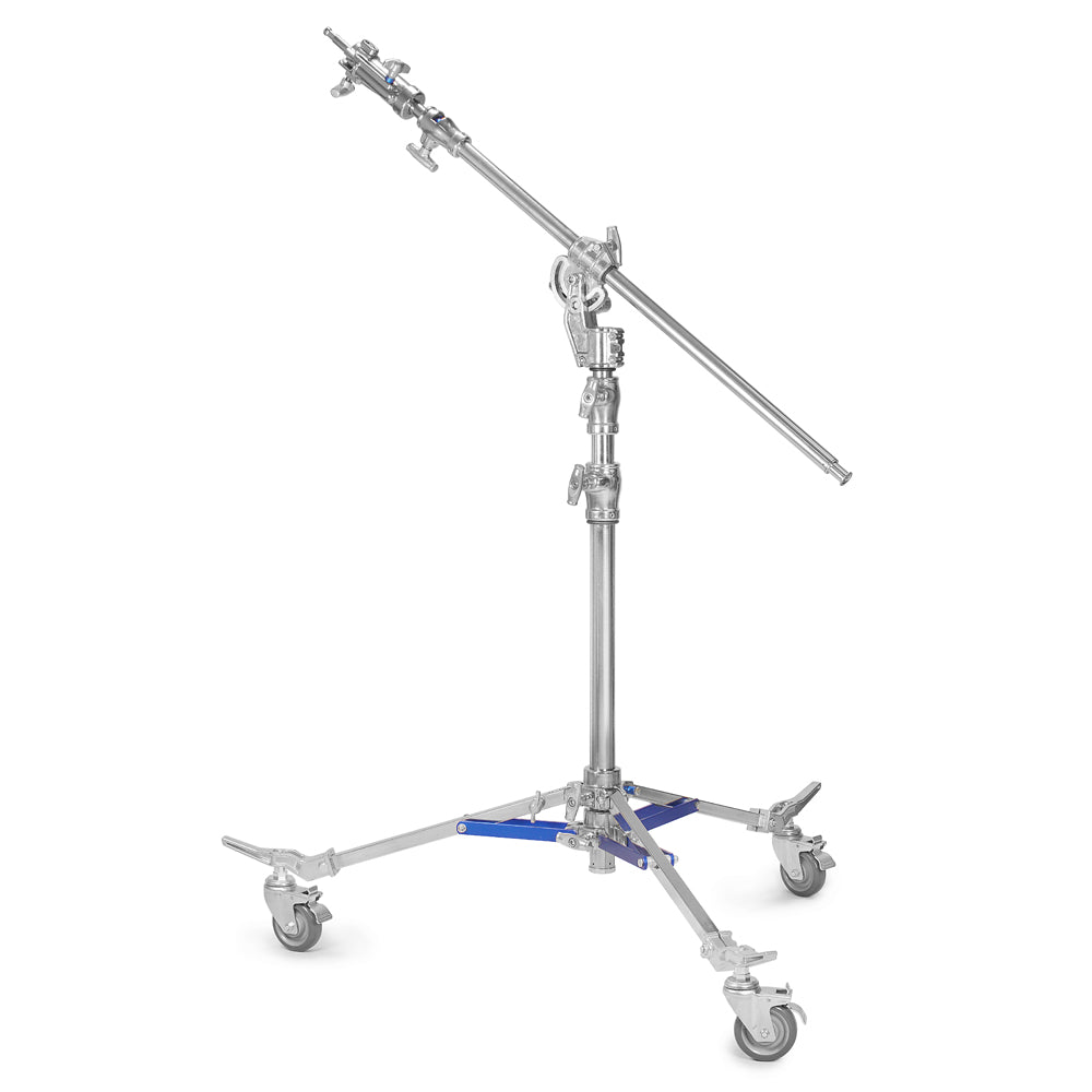CINEGRIPPRO G07004 Junior Roller Stand with Boom Arm Maximum Height 4080mm/161" Load Capacity 20kg/44lbs