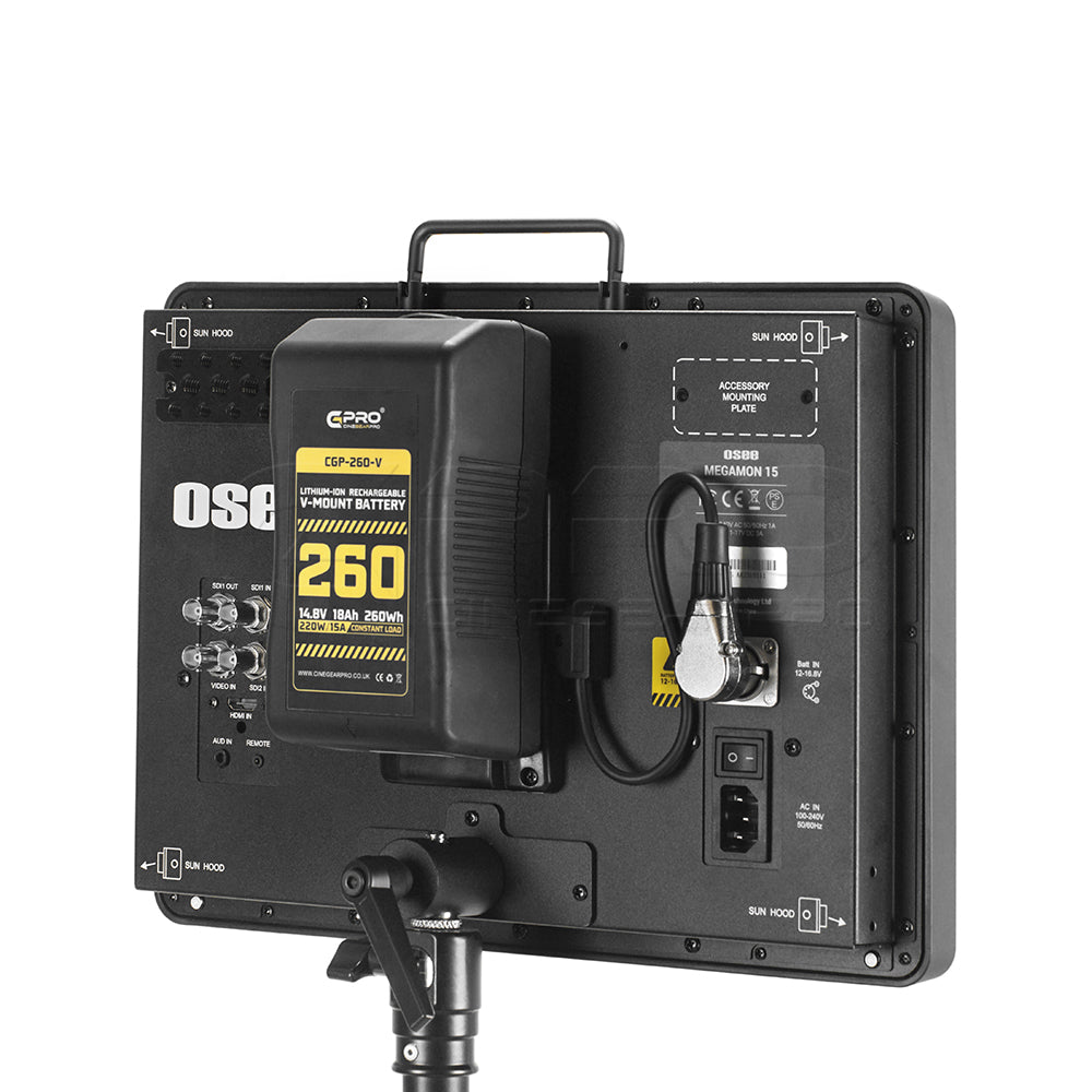 OSEE Megamon 15 15.4inch 10bit 1000nits HDR Field Studio Production Monitor Kit