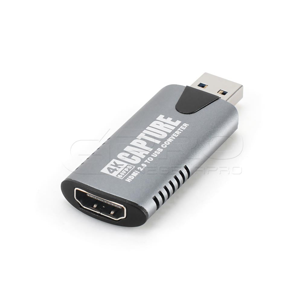CGPro HDMI 2.0 To USB Video Capture Card Adapter Support 4K 60Fps Input / 1080P 60Fps Output
