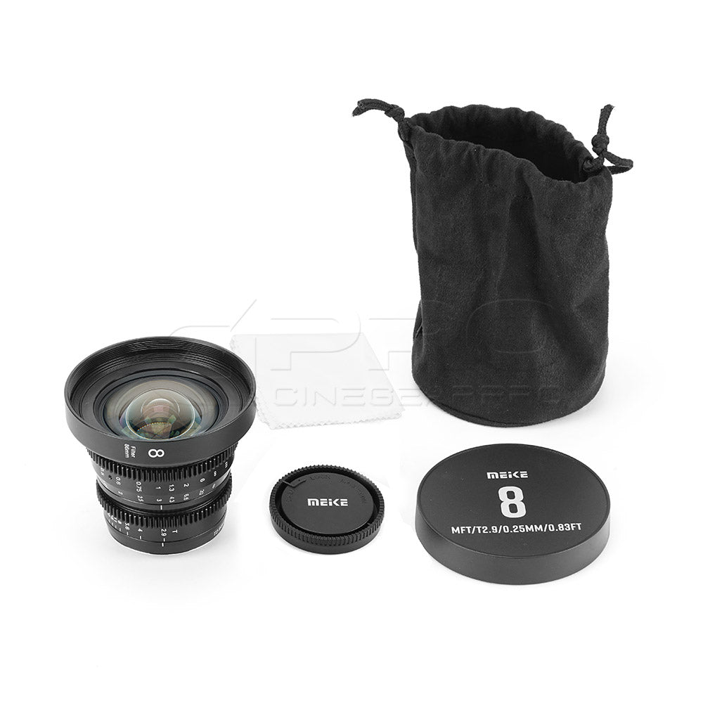 MEIKE 8mm T2.9 Manual Focus Cinema Prime Lens MFT Mount
