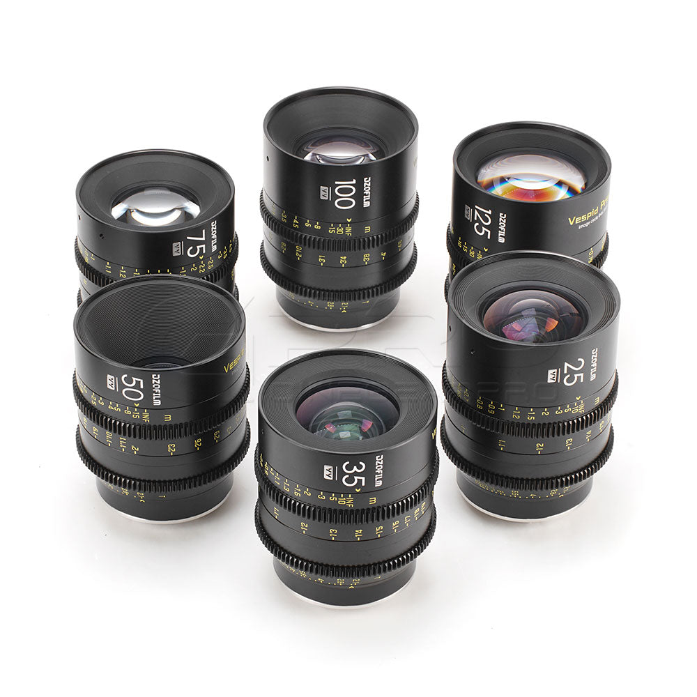 DZOFILM VESPID Prime Full Frame Cinema 7 Lens Set PL&EF interchangeable Mount