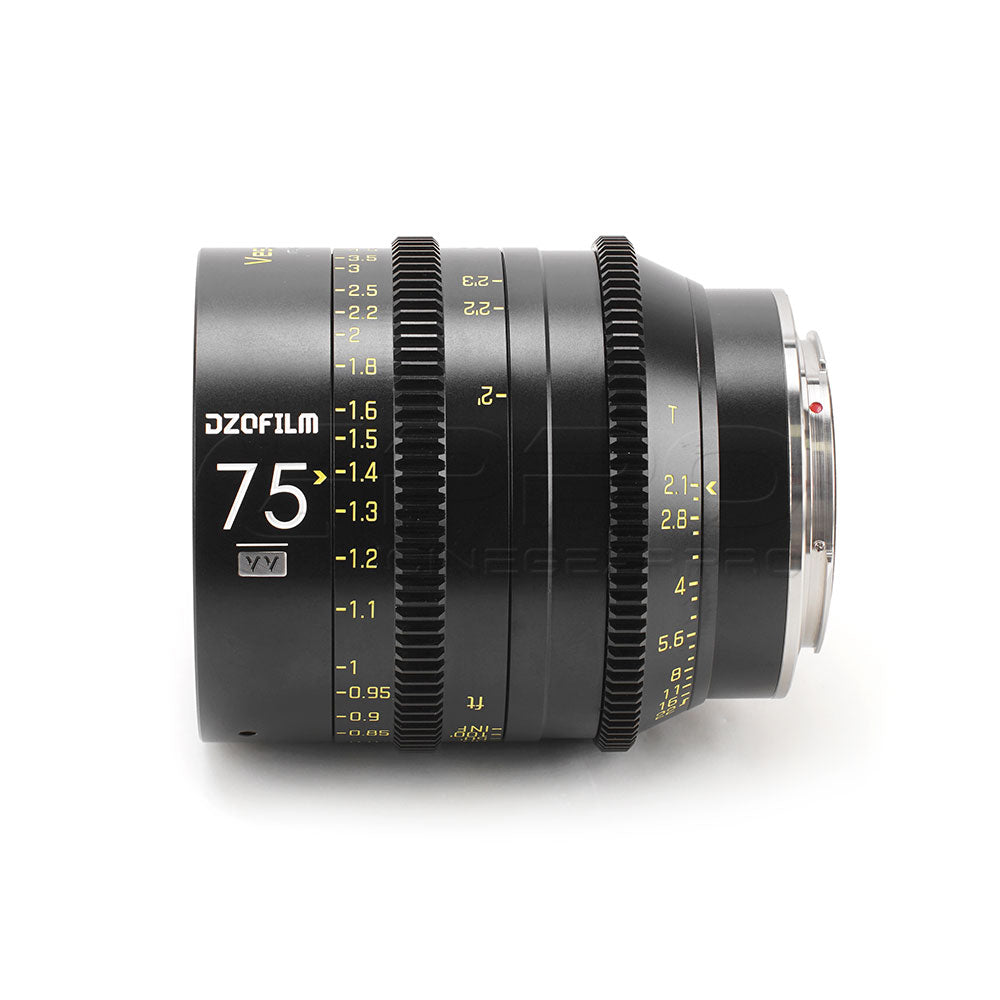 DZOFILM 75mm T2.1 VESPID Prime Full Frame Cinema Lens PL&EF interchangeable Mount
