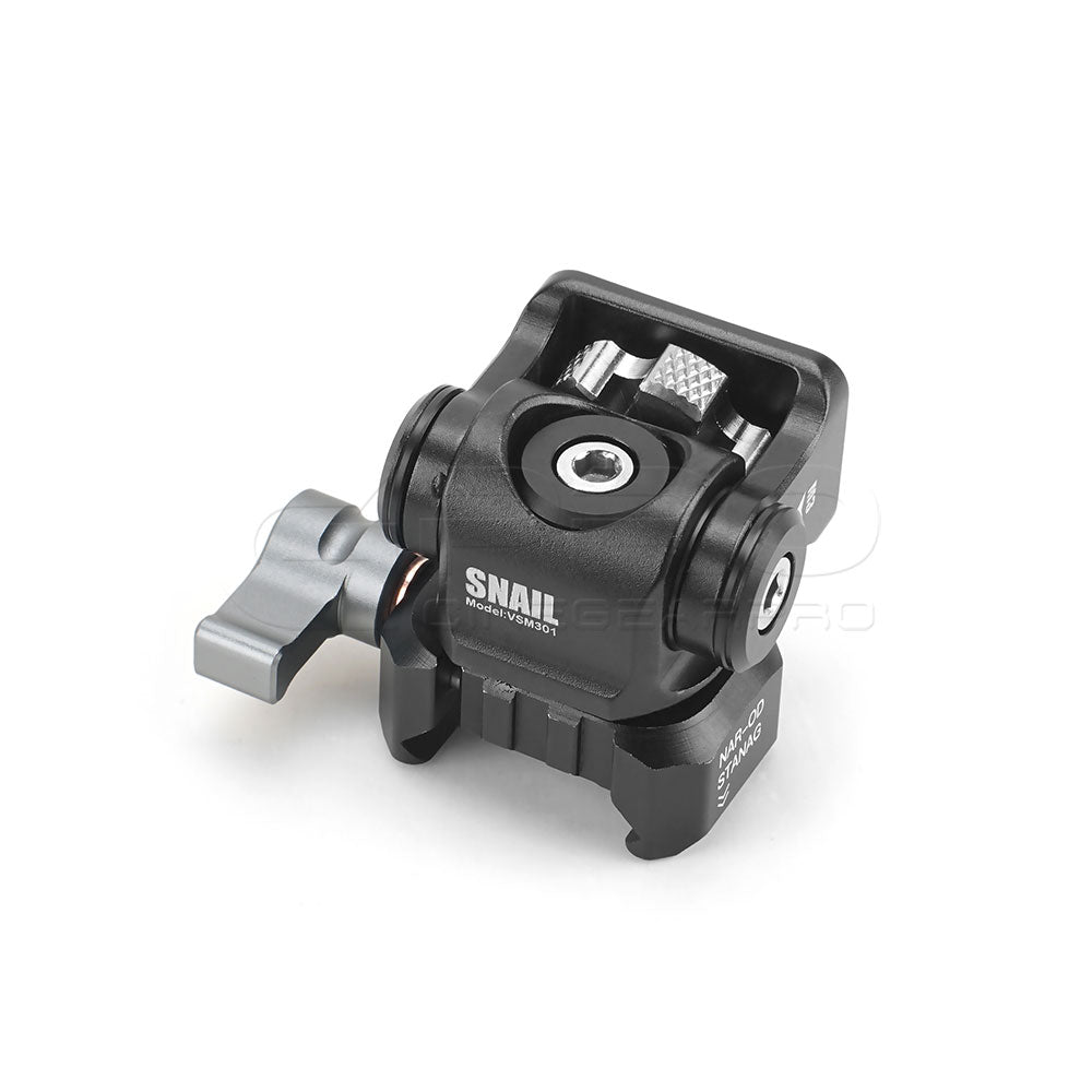 Vlogger Multi-Functional Swivel and Tilt Monitor Mounting Kit Built-in NATO Clamp