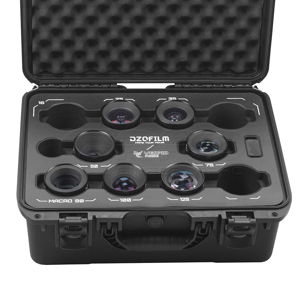 DZOFILM 10-Lens Hard Case for VESPID Primes Cinema Lens