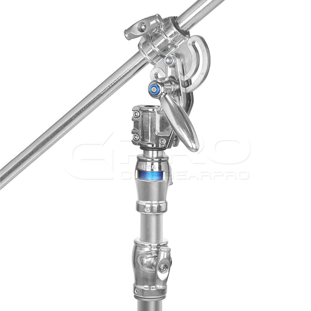 CINEGRIPPRO G07004 Junior Roller Stand with Boom Arm Maximum Height 4080mm/161" Load Capacity 20kg/44lbs