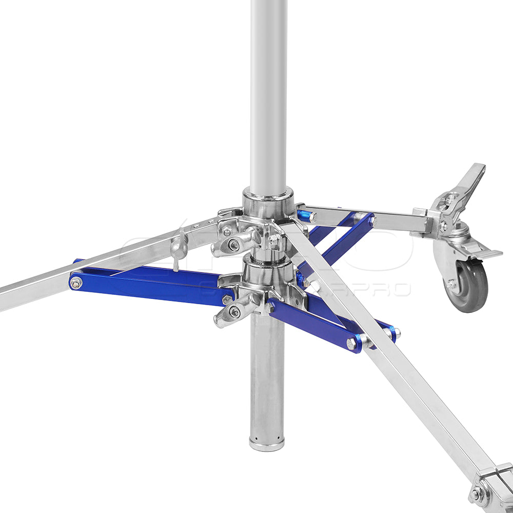 CINEGRIPPRO G07004 Junior Roller Stand with Boom Arm Maximum Height 4080mm/161" Load Capacity 20kg/44lbs