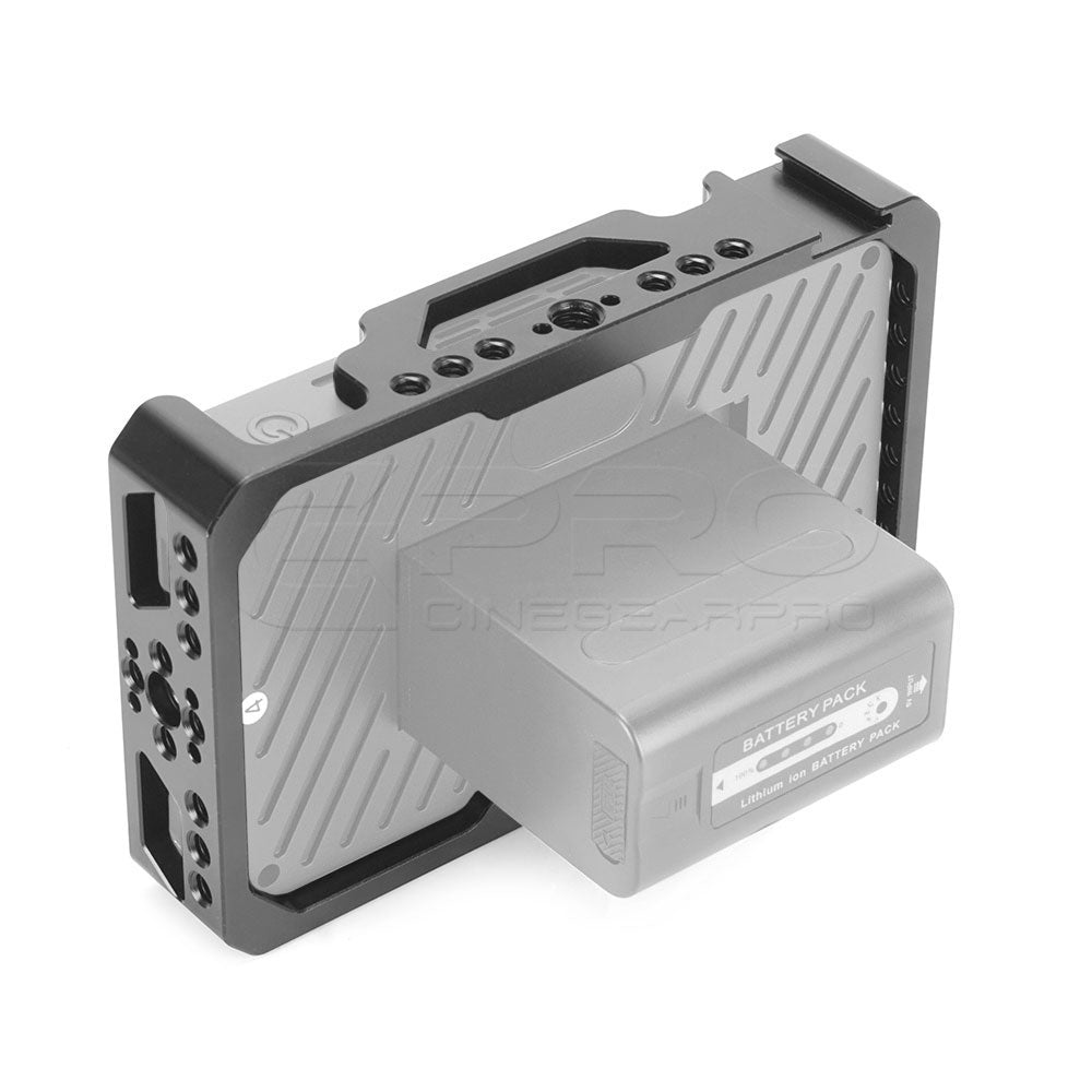CGPro Desview R6 UHB 5.5 Inch 2800nit 4K Monitor Protective Cage Kit With 1/4" Mounting Points & Shoe Mount