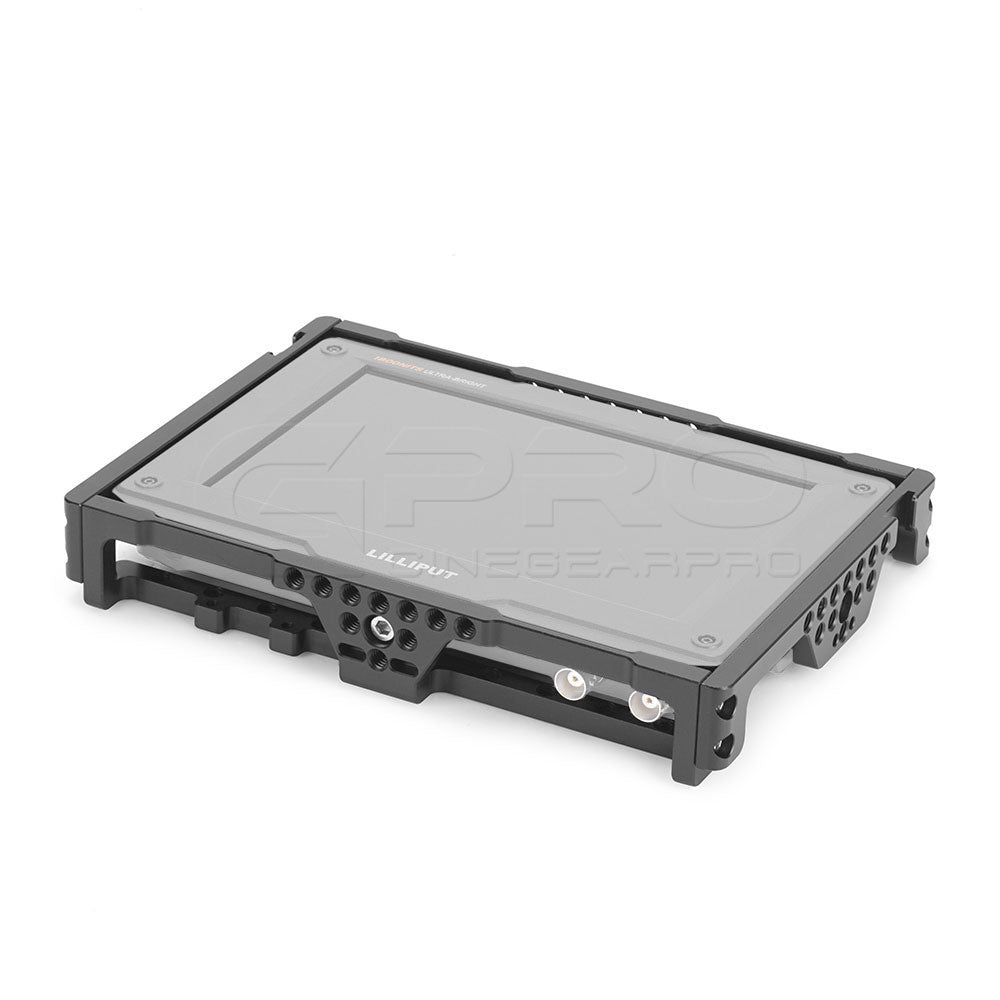 CGPro LILLIPUT H7 H7S 7 Inch 4K Monitor Cage Kit Protective Armor With 1/4" Mounting Points & Shoe Mounts