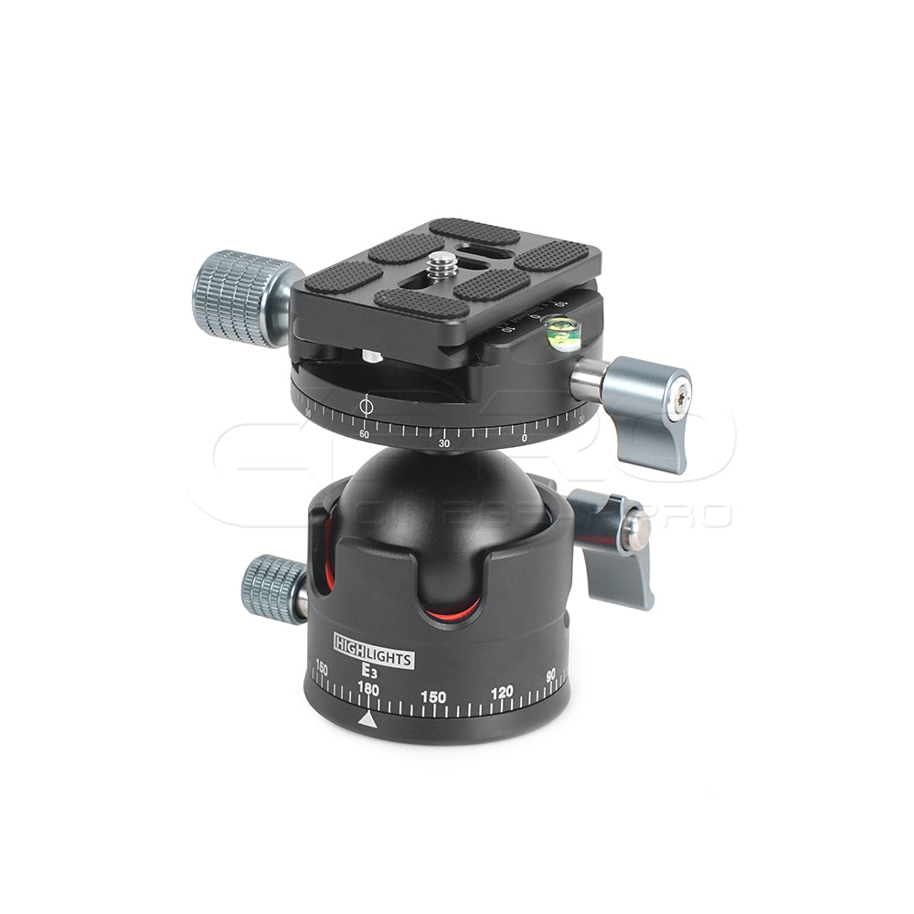 CINEGRIPPRO 25Kg Payload Panoramic Ball Head Dual Scale