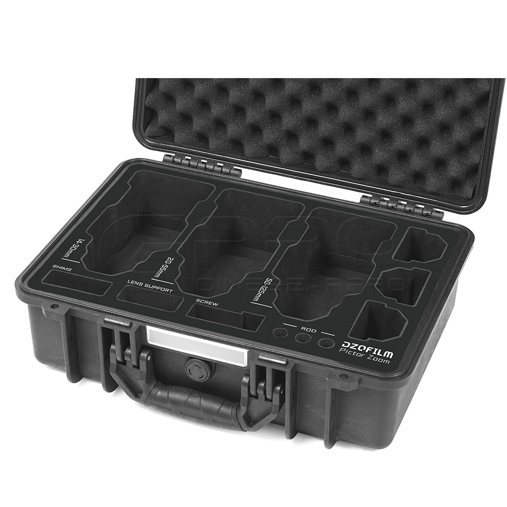 CINECASEPRO 3-Lens Hard Case For DZOFILM Pictor Zoom Cine Lens