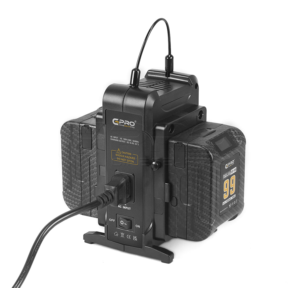 CGPro FVC-DCH Dual Ultra Fast V-Mount Charger