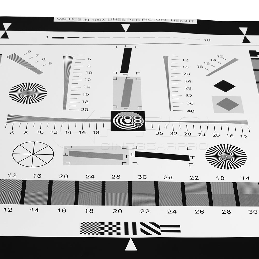 ISO 12233 2X Enhanced Resolution Test Chart 765x475mm