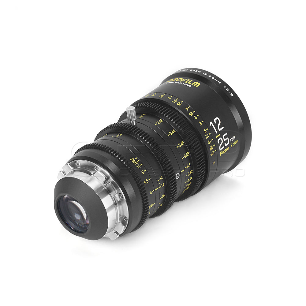 DZOFILM Pictor Zoom 12-25mm T2.8 Super35 Cinema Lens (PL&EF interchangeable Mount, Black)