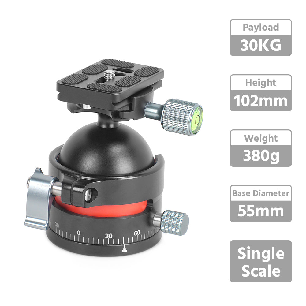 CINEGRIPPRO 30Kg Payload Panoramic Ball Head