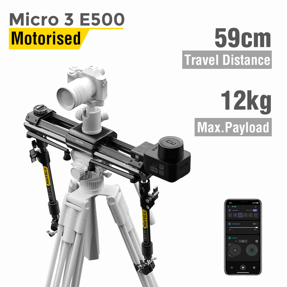 ZEAPON Micro3 E500 Motorised Double Distance Slider
