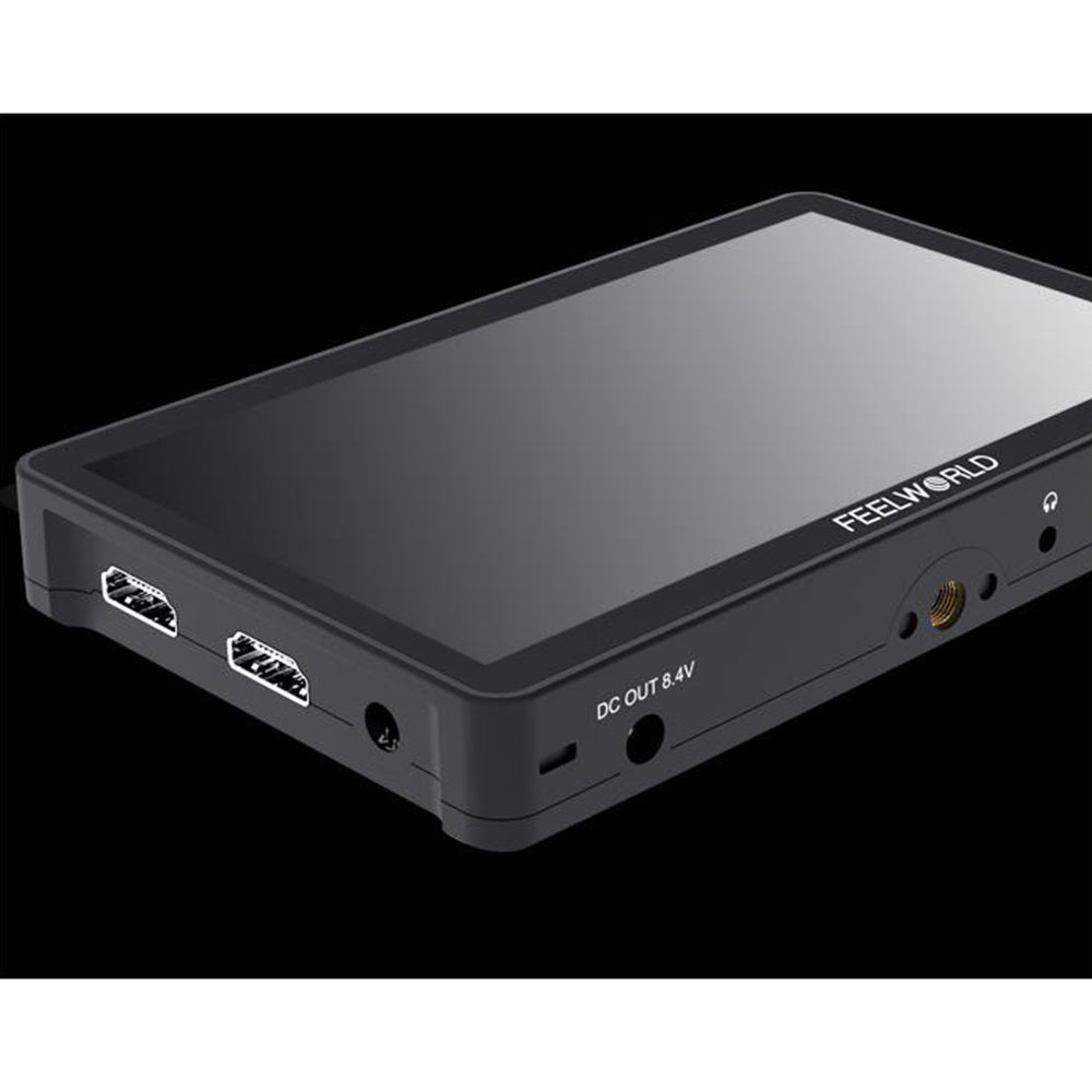 FEELWORLD F5 Pro V4 5.5 Inch Touch Screen Monitor 1920x1080 4K HDMI Input Built-in F970 Power Adapter
