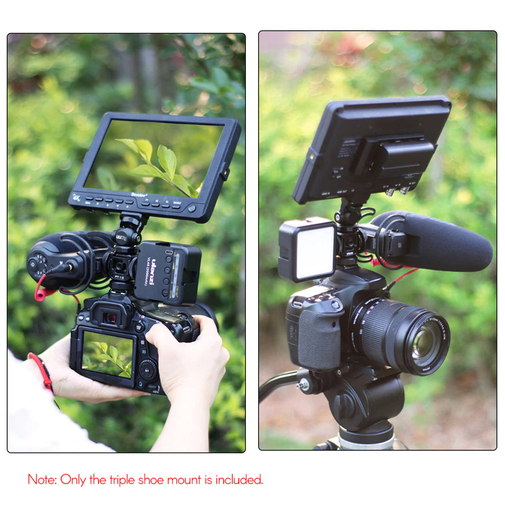 Ulanzi Triple Cold Shoe Mount Adapter