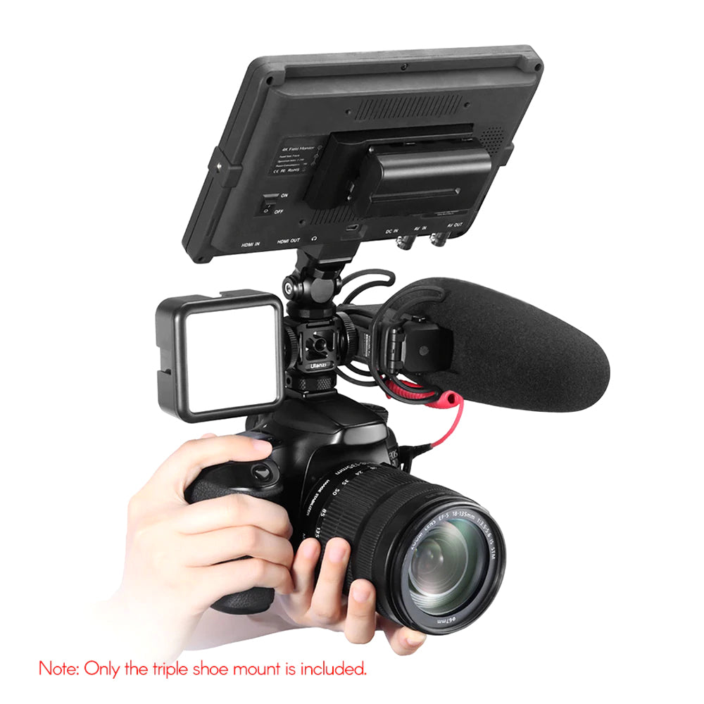 Ulanzi Triple Cold Shoe Mount Adapter