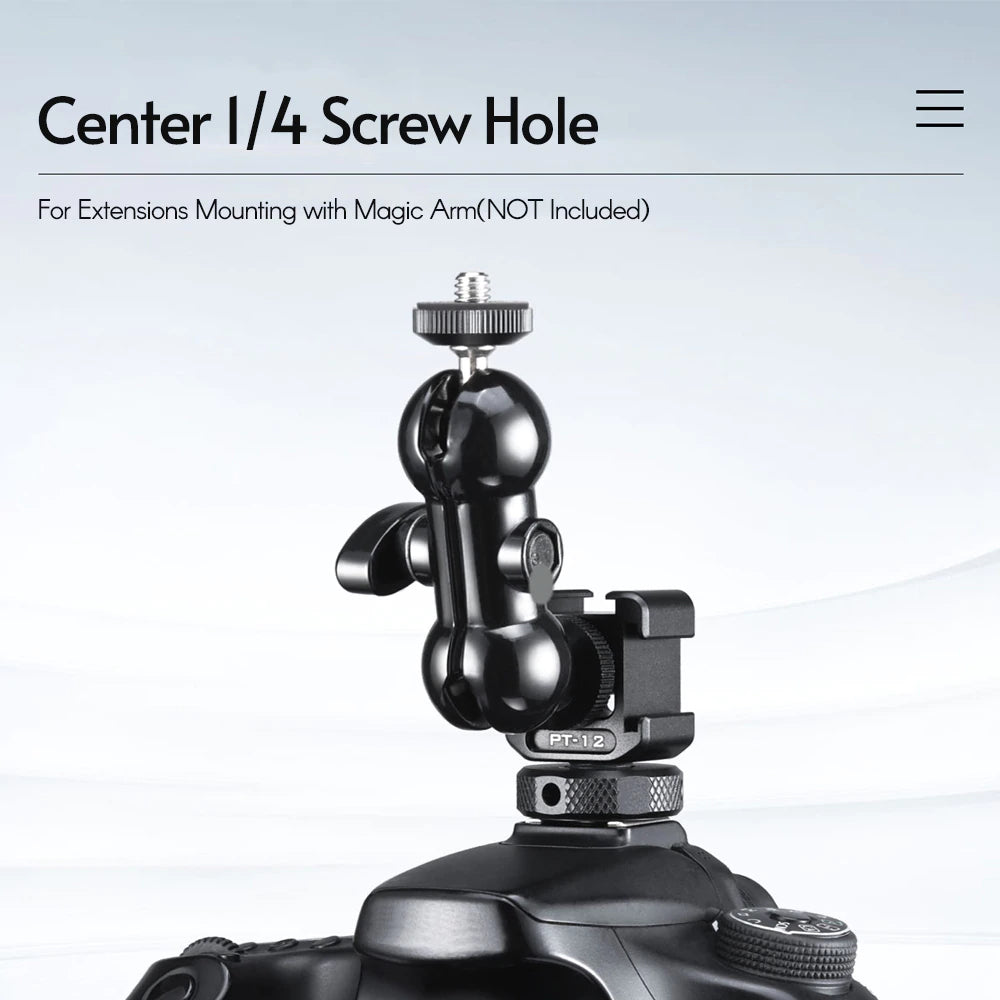 Ulanzi Triple Cold Shoe Mount Adapter