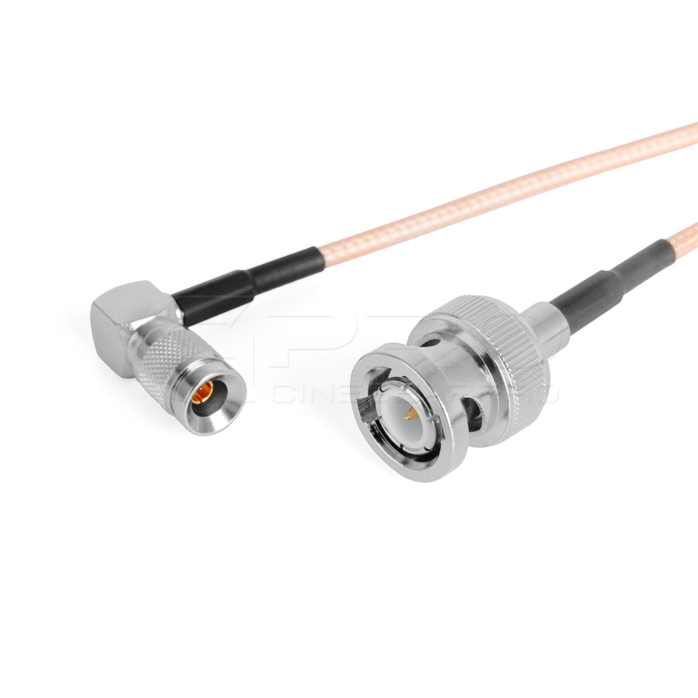 CGPro Ultra Thin Right Angled 1.0/2.3 DIN to BNC Male HD-SDI 6G-SDI Cable SDI Cable - CINEGEARPRO