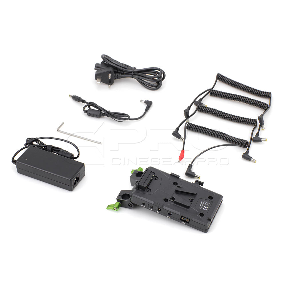 LanParte VBP-02 Pro V-Mount Power Distributor Power Distributor - CINEGEARPRO