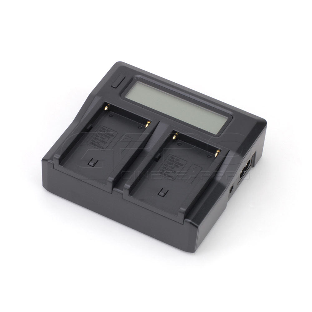 CGPro NP-F Dual Digital Battery Charger w/ LCD Display For NP-F970/750/550 Charger - CINEGEARPRO