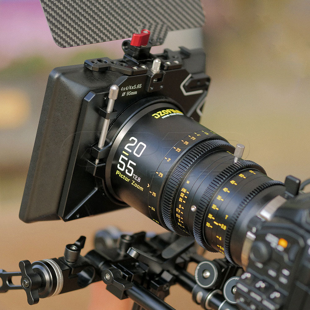 CGPro 95mm Indie Carbon Clamp on Mini-Matte box 4x4" / 4x5.65"