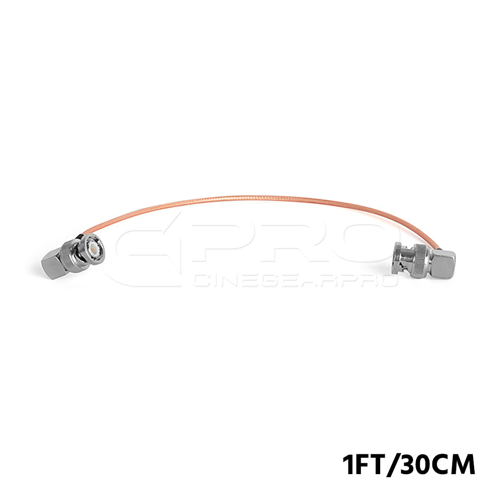CGPro Ultra Thin Dual Right Angled BNC Male HD-SDI 6G-SDI Cable SDI Cable - CINEGEARPRO