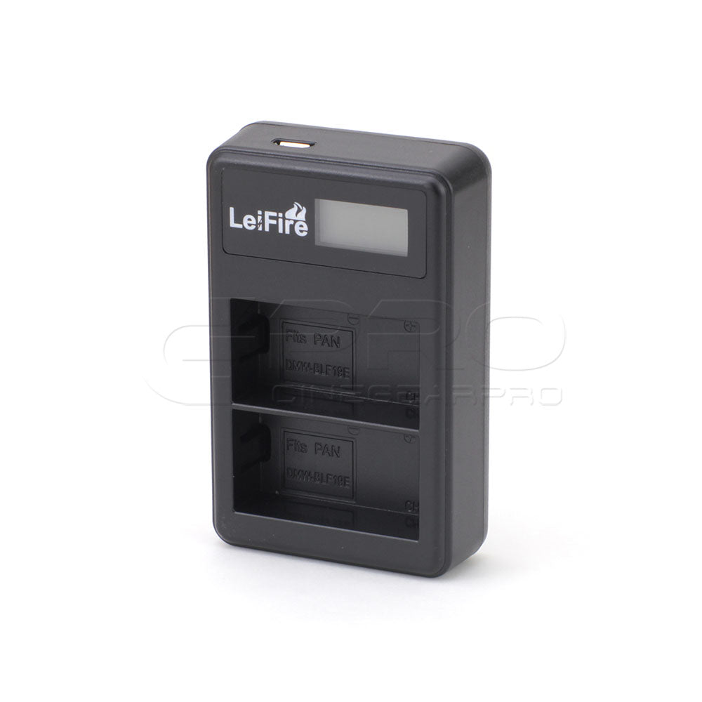 CGPro USB Dual Charger With LCD Display For BLF19E Battery Charger - CINEGEARPRO
