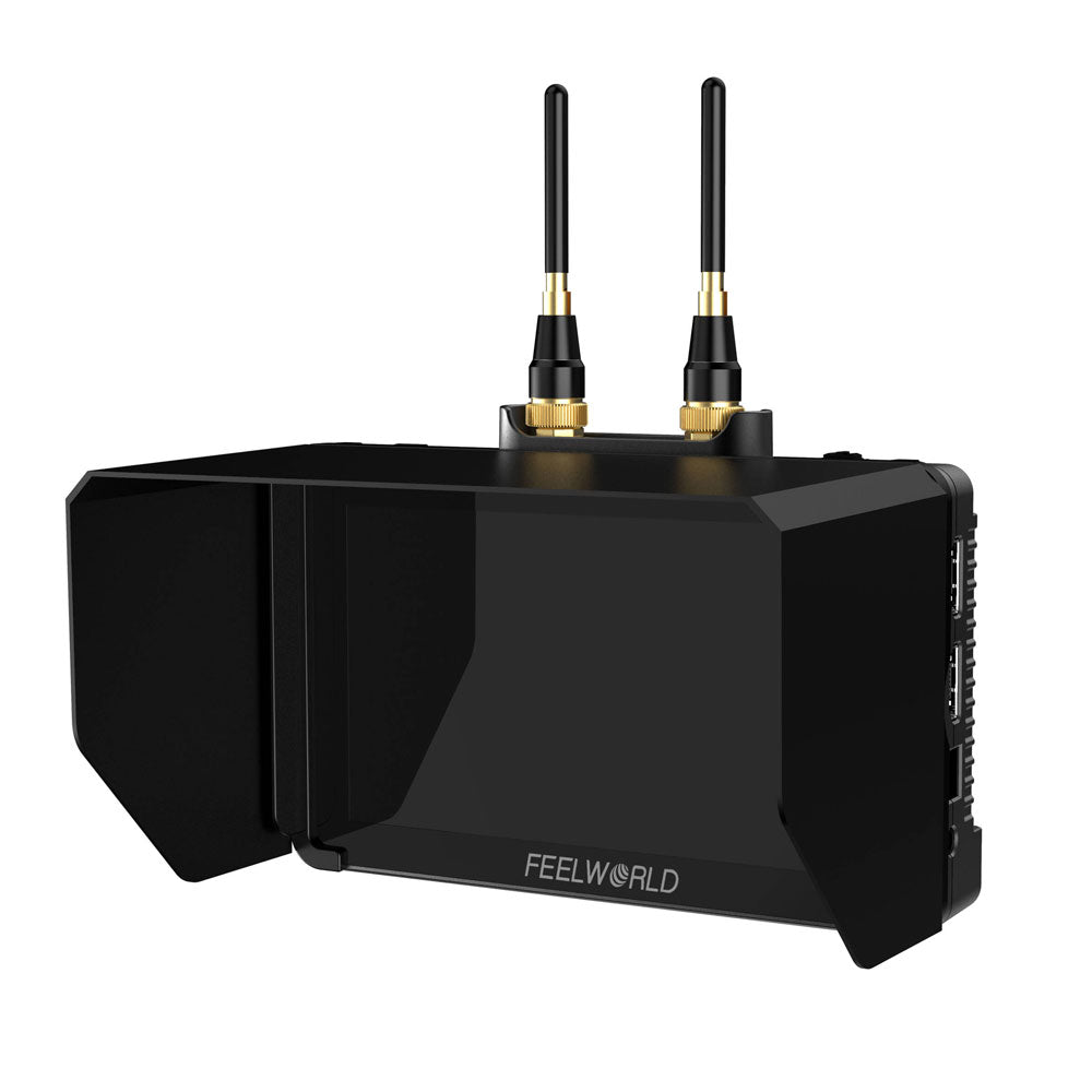 FeelWorld FT6 FR6 Two 5.5" On-Camera Monitors with Wireless Transmitter & Receiver System