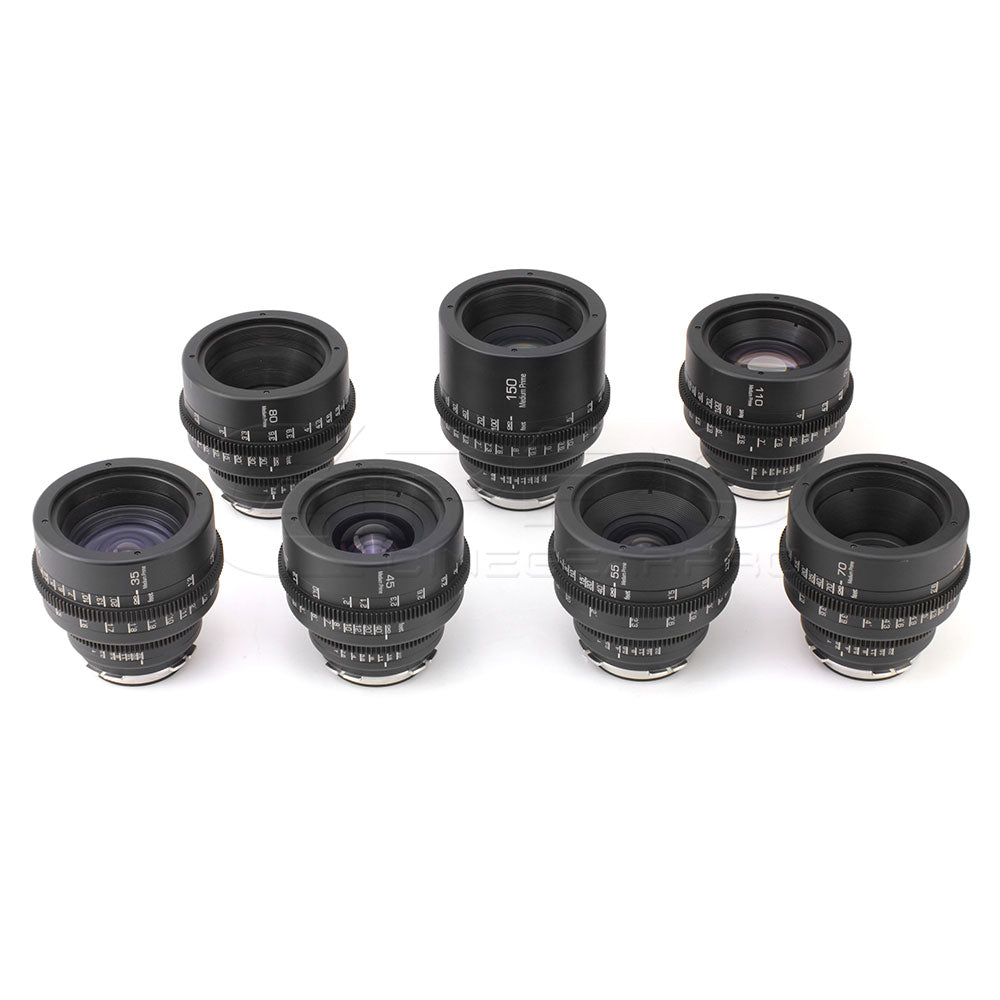 G.L Optics MEDIUM CINE PRIMES Rehoused Mamiya 645N Medium Format Lenses
