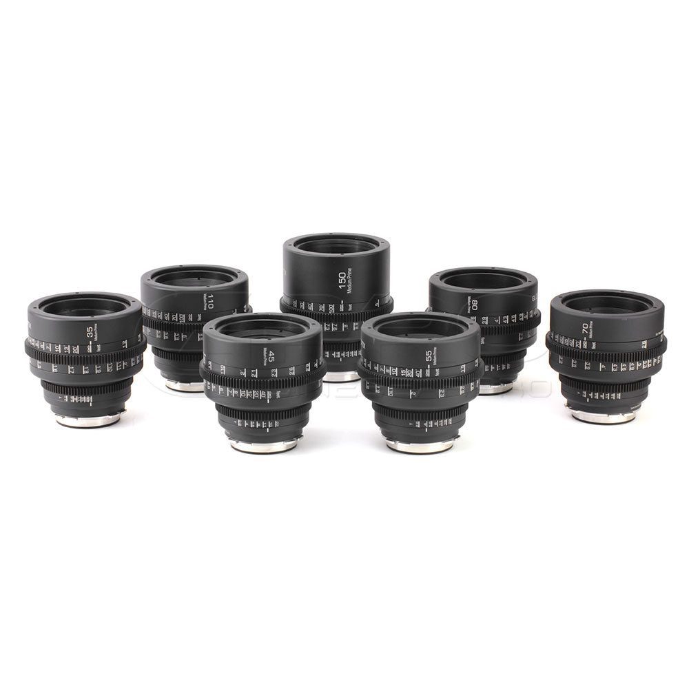 G.L Optics MEDIUM CINE PRIMES Rehoused Mamiya 645N Medium Format Lenses