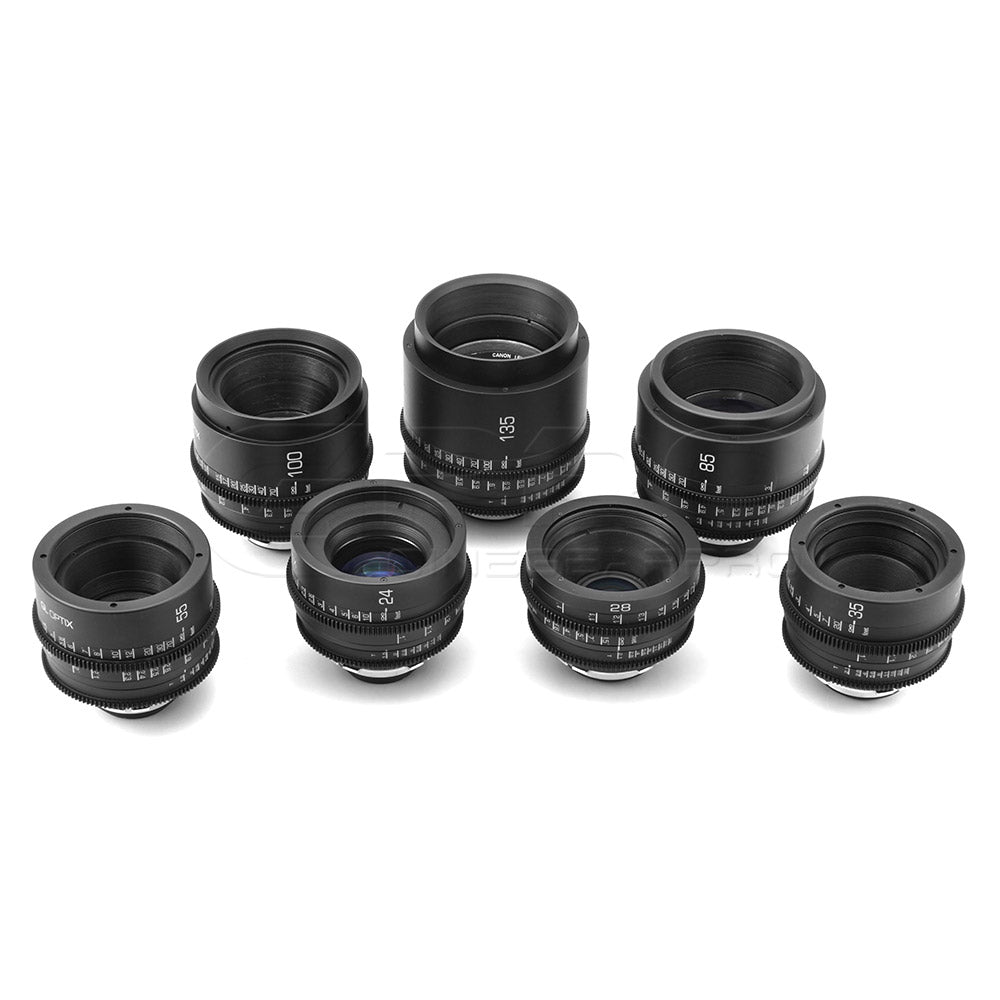 G.L OPTICS Canon FD Prime PL Mount Rehouse Lens Set Lens - CINEGEARPRO