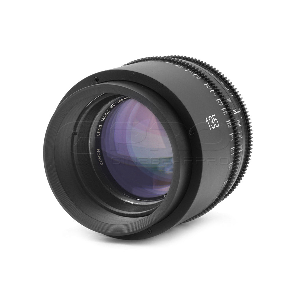 G.L OPTICS Canon FD 135mm T2.1 PL Mount Super Speed Prime Lens Lens - CINEGEARPRO