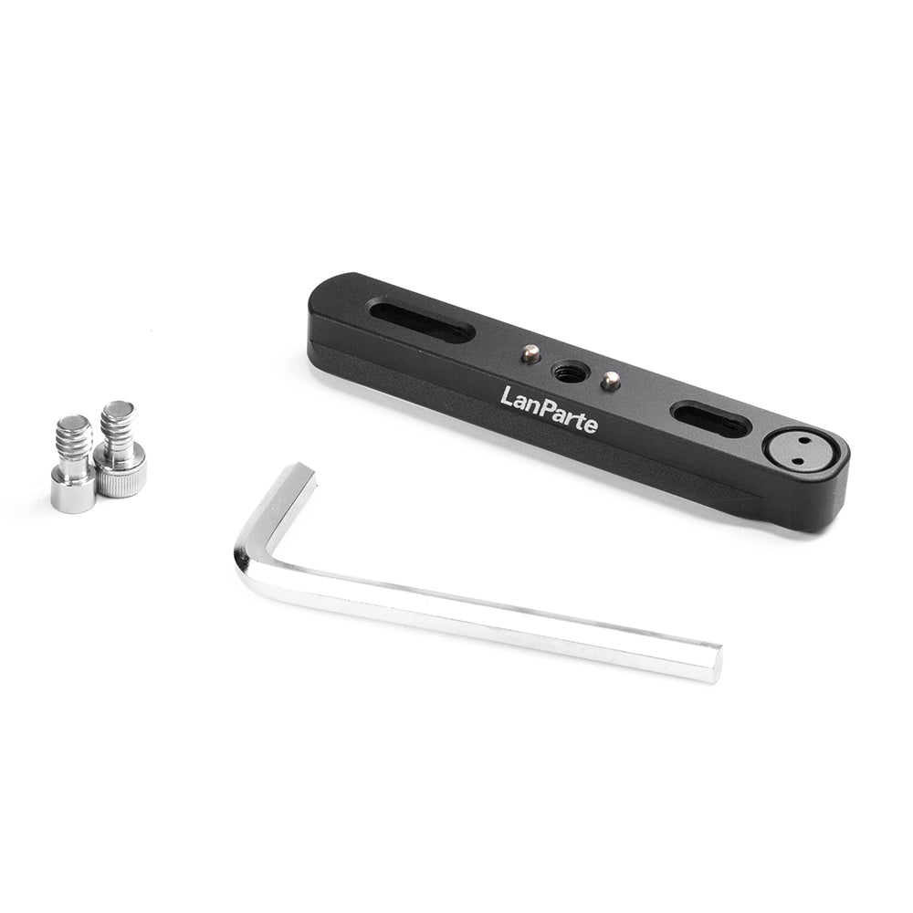 LanParte NATO-R100 100mm NATO Rail With ARRI Locator Pin