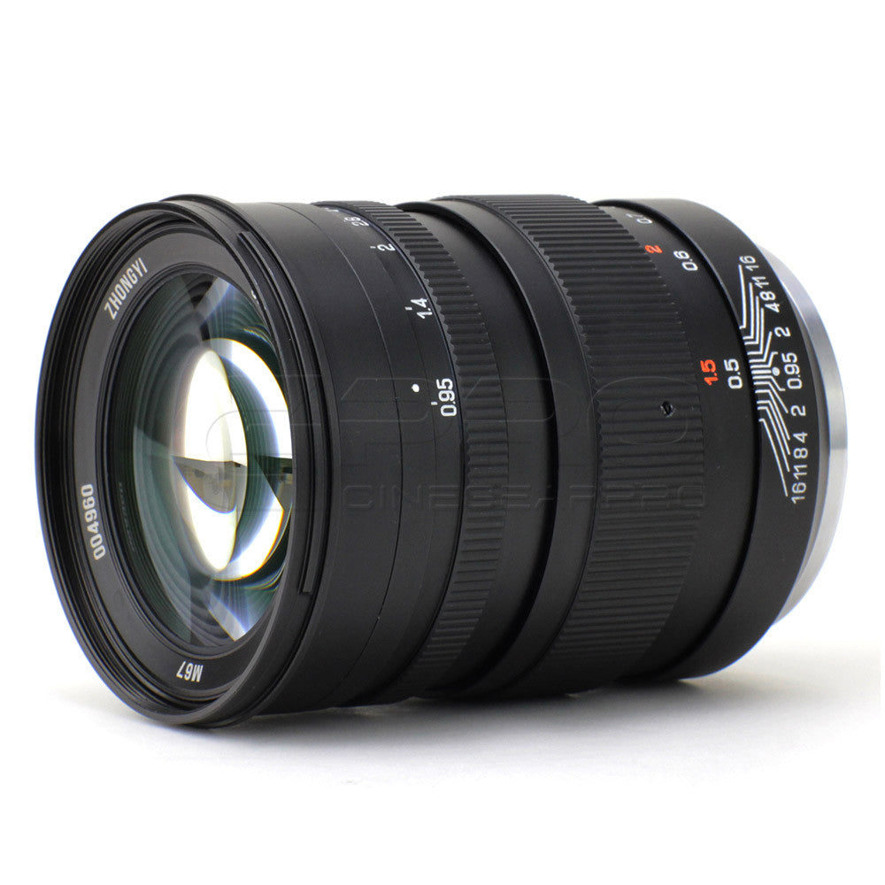 Mitakon ZY-Optics Speedmaster 50mm f/0.95 Lens Pro Edition (Sony E-Mount) Lens - CINEGEARPRO