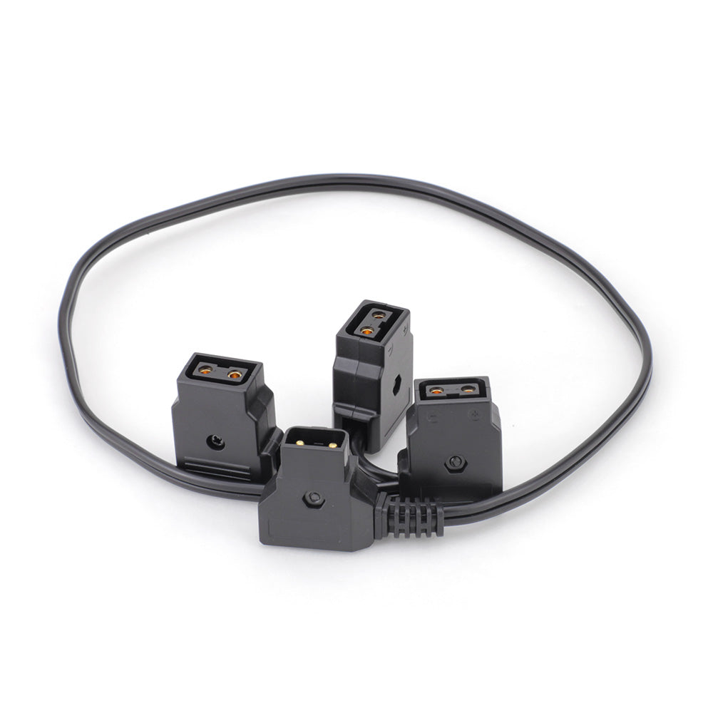 CGPro D-TAP Male to 3 D-TAP Female 2 Pin Extension Cable for DSLR Rig Power Cable - CINEGEARPRO