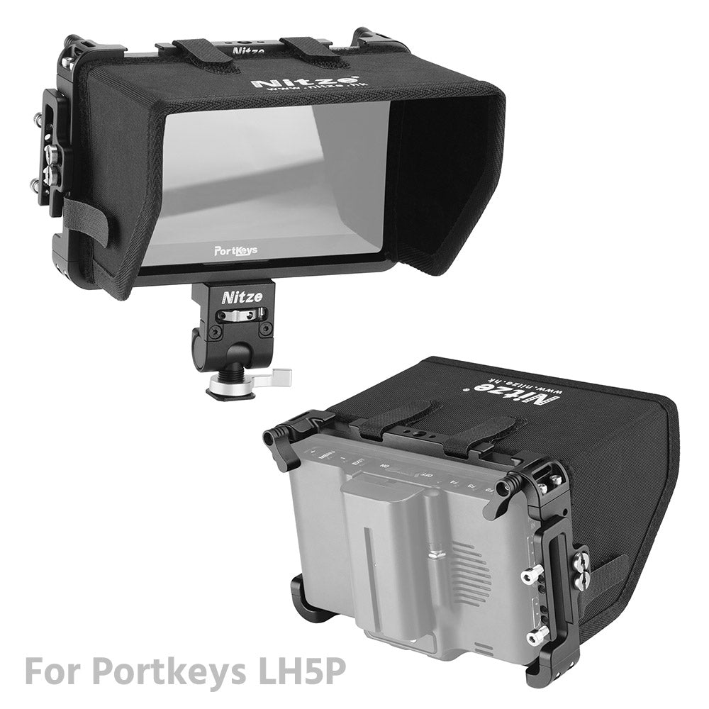Nitze LH5P-KIT 5.5" Monitor Cage Kit For Portkeys LH5P