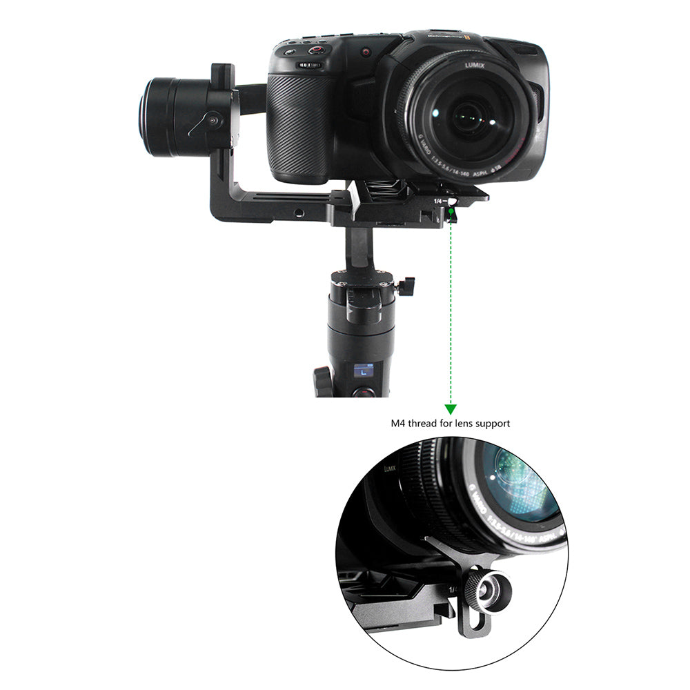 LanParte Offset Camera Plate for Zhiyun-Tech Crane 2 Plate - CINEGEARPRO