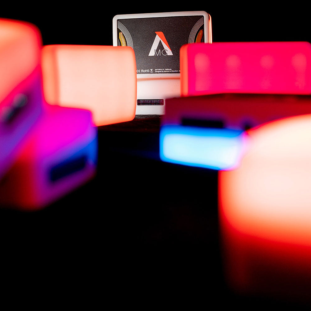 Aputure MC RGBWW 3200K-6500K LED Video Light Kit W/ Charging Case Lighting - CINEGEARPRO